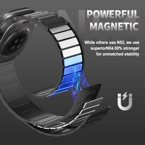 Magnetic Watchband Compatible with Apple Watch for Men 44mm 45mm 46mm 49mm 42mm 41mm 40mm 38mm Women, Silicone Sport Strong Magnet Strap for iWatch Series 11 Ultra 3 Ultra 2 Se 10 9 8 7 6 5 4 1 - image 2