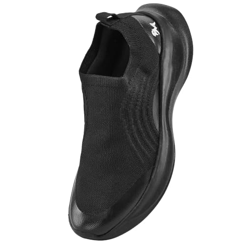 Image of Neeman's Curve Knit Slip On Shoes for Men | Casual Slip On Shoes | Lightweight Walking Shoes | Breathable Knit Upper | Comfortable Cushioned Shoes | Stretch Fit | EVA Sole with Grip