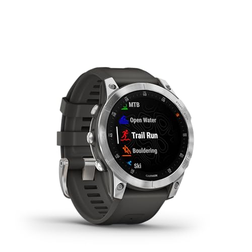 Image of Garmin epix Gen 2, Premium Active smartwatch, Touchscreen AMOLED Display, Adventure Watch with Advanced Features, Slate Steel (Renewed)