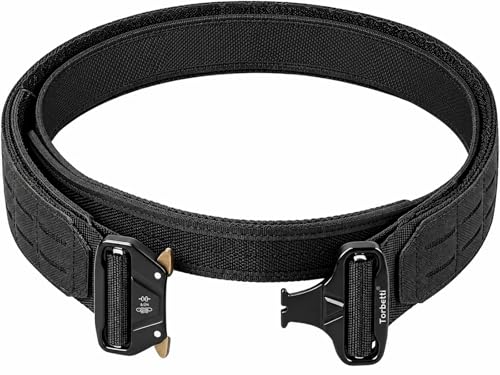 Tactical Duty Belt Law Enforcement, 2' Battle Combat Police Range Gun Belts
