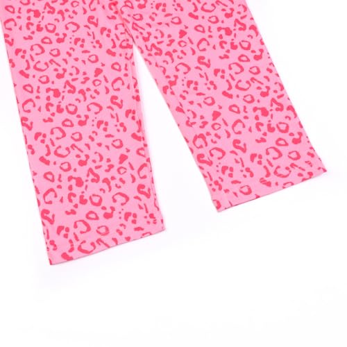 Image of Mirawise Girls 3 Pc Pajamas Sleepwear Cotton Pjs Clothes Set 4-13 Years