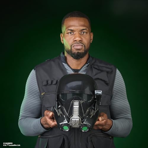 STAR WARS The Black Series Imperial Death Trooper Premium Electronic Helmet, Rogue One: A Story Roleplay Item for Ages 14 and Up4