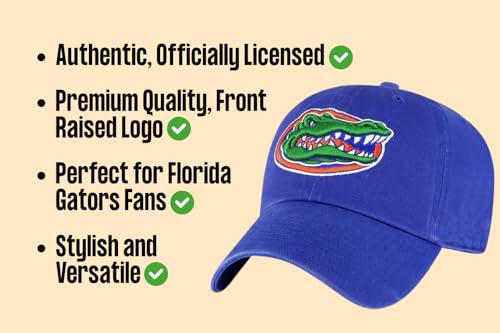 Gorra ajustable clásica con logo del equipo Gators miniatura 6