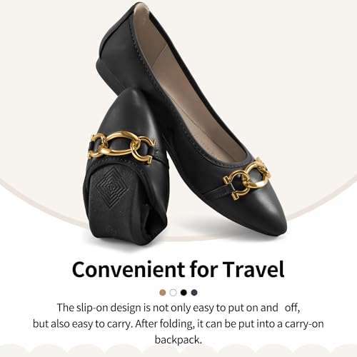 Ballet Flats Shoes for Women: Comfortable Work Dress Flats - Ladies Wedding Shoes for Walking4