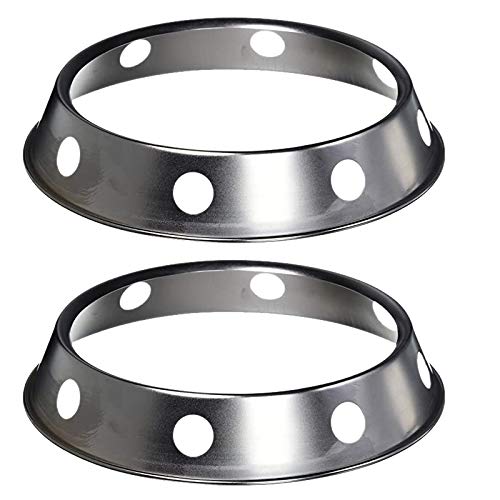 2 Woks de acero con base redonda 10.43x11.8 pulg. miniatura 1
