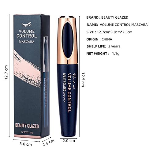 5. Bild von 4D Silk Fiber Wimperntusche, Extra Long Lash Verlängerung & Volumen Eyelash Mascara Wasserdicht Langlebig Natürlich Augen Make-up Not Blooming