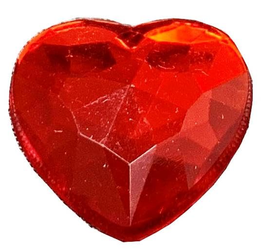 Amazon.co.jp: アクリル ハート型ストーン18㎜ 9色×各10個 90個セット