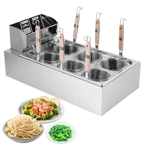 JIAWANSHUN Commercial Pasta Cooker with Baskets