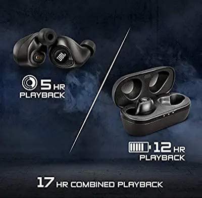 Image of (Refurbished) JBL C100TWS by Harman Truly Wireless Bluetooth in Ear Headphone with Mic (Black)