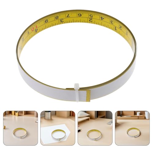 Cinta métrica autoadhesiva de acero INOOMP 4 piezas miniatura 7
