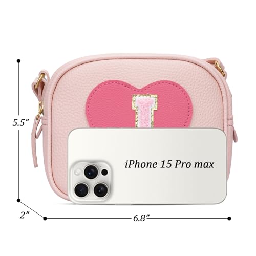 Image of KKXIU Birthday Gifts for Girls Initial Toddler Purse Cute Kids Crossbody Bag
