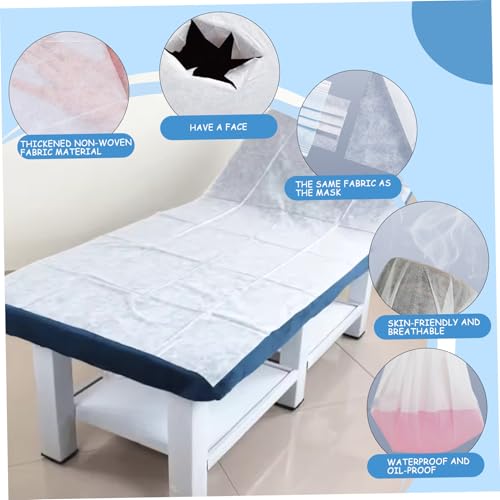 Housses de lit de massage jetables x30 table esthétique imperméable 90x215cm