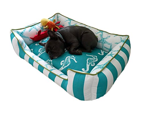 Luxury Ped Bed | Cozy Pets | Premium Quality | Handmade | Nautical | Beach |