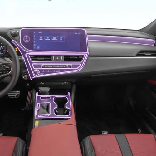 Película PPF antiarañazos para pantalla LCD de Lexus ES 2021-2024 en TPU transparente