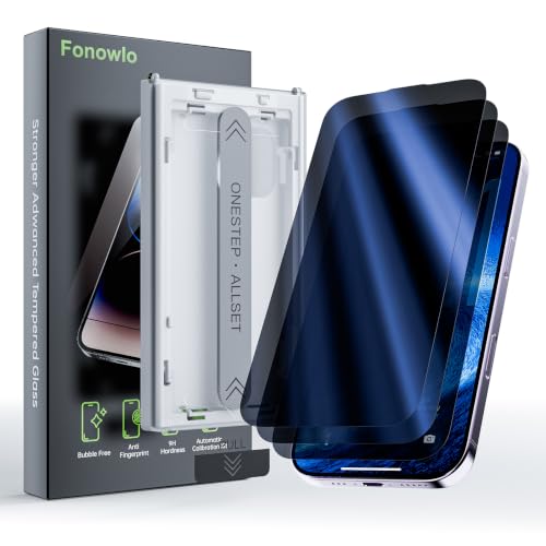 3 Pack for iPhone 17 Pro Max Privacy Screen Protector, HD Clear Glass - image 1