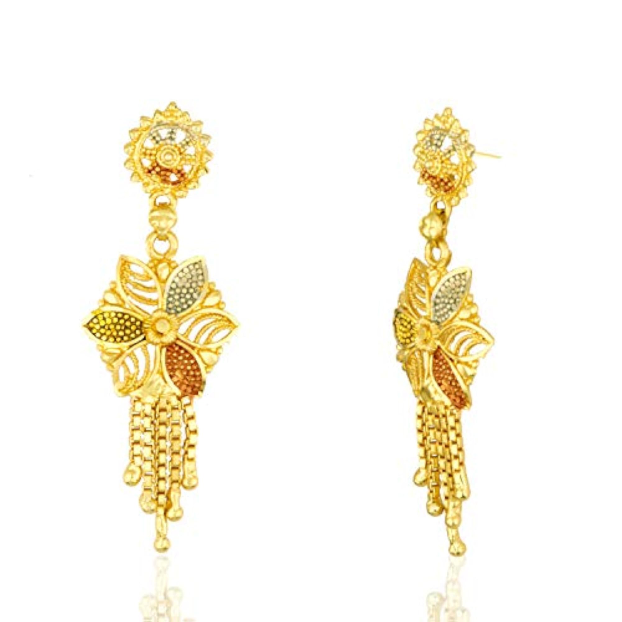 1 Gram Plated Jewellery Set Traditional Necklace Elegant Design