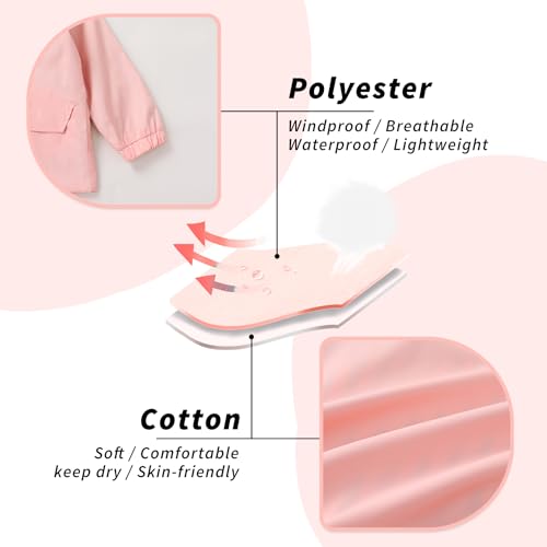 image for YOUNGER TREE Toddler Baby Boy Girl Bunny Raincoat Cute Cartoon Hoodie 