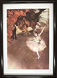 エドガー・ドガ 踊りの花形 A4 ポスター 輸送用 額付き ホビー おもちゃ 名画 絵画 グッズ インテリア コレクション 雑貨 バレリーナ