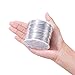 BENECREAT 20 Gauge 770FT Aluminum Wire Anodized Jewelry Craft Making Beading Floral Silver Color Aluminum Craft Wire for Flower Gardening, Gem Wrapping Jewelry Making