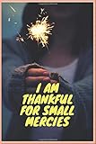  I AM THANKFUL FOR SMALL MERCIES: Practice gratitude and Daily Reflection, Good Days Start With Gratitude Journal To Develop Gratitude – Thankfulness Workbook, Give Thanks to the Lord,