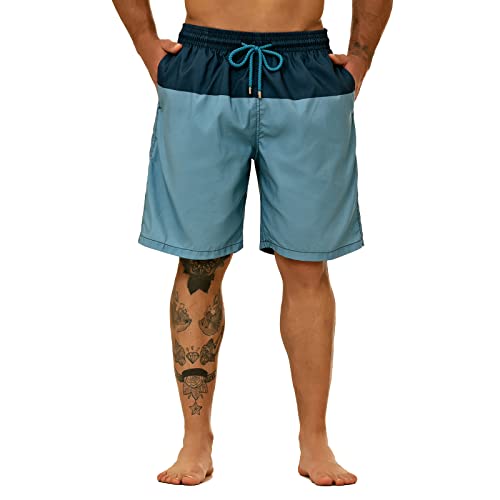 Image of KAILUA SURF Mens Swim Trunks Long, Quick Dry Mens Boardshorts, 9 Inches Inseam Mens Bathing Suits with Mesh Lining