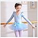 JFTMY Filles robe de Ballet pour enfants fille vêtements de danse enfants Ballet Costumes pour filles danse justaucorps fille scène Dancewear (Color : Blue, Size : 150)