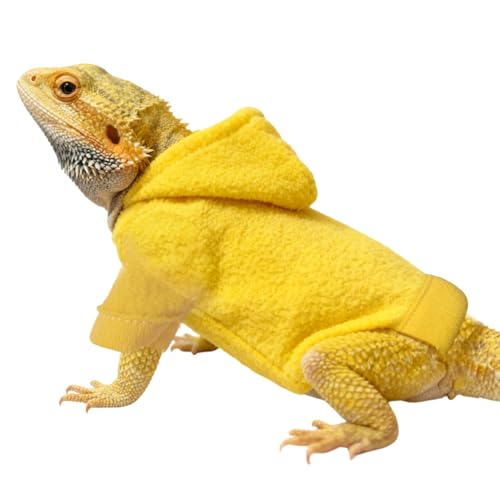 Costume pour Gecko Léopard - Vêtements Reptiles Doux Et Faits Main | Manteau Déguisement pour Reptile,pour Caméléon Iguana Dragon Barbu Promenade Extérieur Terrarium Et Photo