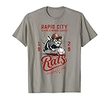 Rapid City Rats Retro Minor League Baseball Team T-Shirt