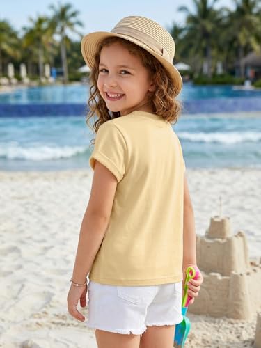 Image of Magical Girl Shirt Cute Snacks Graphic Tee Toddler Kids Girls Holiday Short Sleeve Outfits Tops 3-10 Years