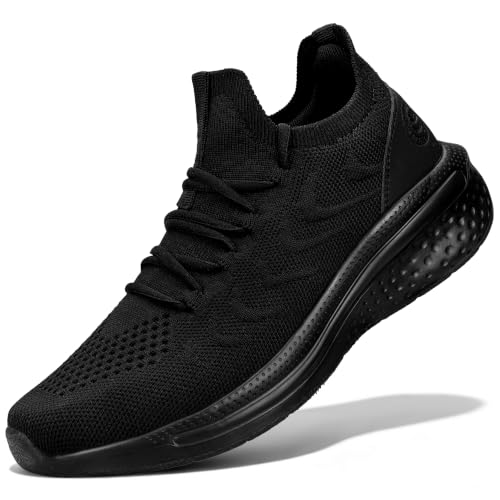 Image of Pujcs Womens Walking Running Shoes Slip-on Breathable Mesh Tennis Sneakers | Lightweight Non-Slip Shoes-Cushioned Athletic Sneakers for Gym Hiking Workout Casual Work