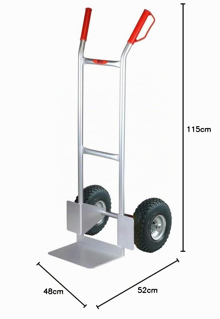 Svelt Carrello Portapacchi Professionale Ultraleggero | Alluminio, Ruote Antiforatura Ø260 mm, Maniglie Ergonomiche di Sicurezza, Portata 150kg, Made in Italy