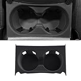 FDAIUN Cup Holder Inserts for 2017-2025 Mazda CX-5 Silicone Non-Slip Center Control Cup Holder Protector Organizer Interior Storage Accessories (Black)