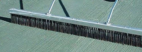 Har-Tru Tennis Court Maintenance - Line Sweepers - Stainless Steel - Bristle Drag Brush - Steel Tow Model