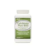 GNC Calcimate Plus 800 with Magnesium & Vitamin D-3, 240 Caplets, Supports Bone Density