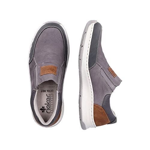 Mocasines de hombre Rieker 14351 zapato plano cómodo sin cordones 7