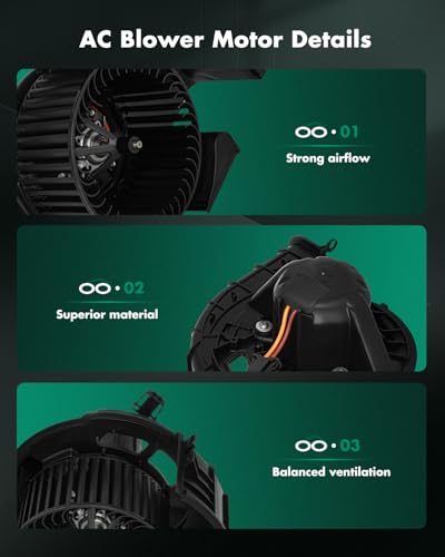 Image of SCITOO HVAC Heater Blower Motor Fit For BMW Model - For X5 2007-2014,For X6 2008-2014 Replacement For # 700292
