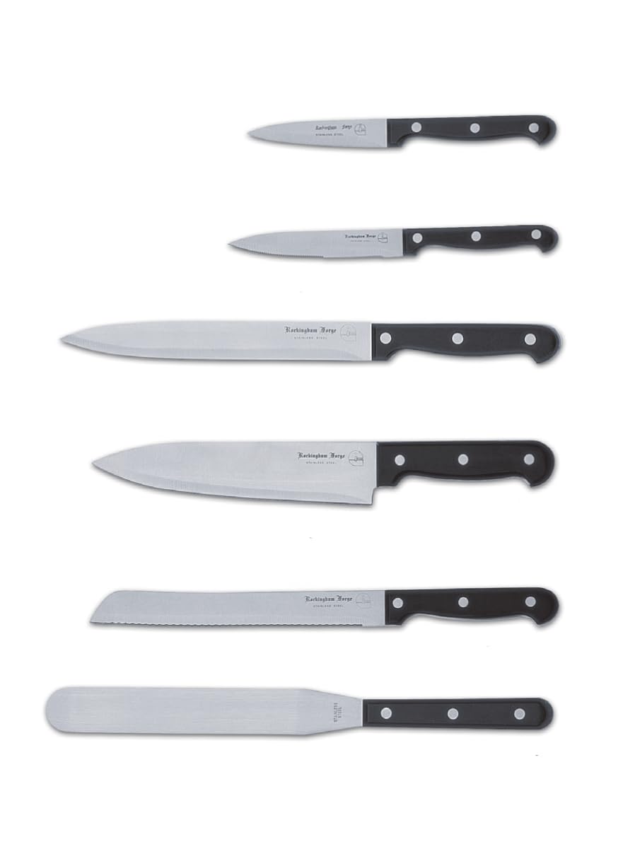 Rockingham Forge Steak Knife with Black Bakelite Handle