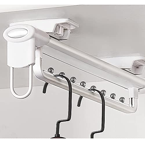 Tringle de penderie rétractable pour résoudre le manque de place - 2