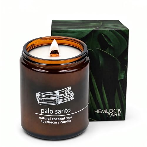 Hemlock Park Crackling Wood Wick Candle