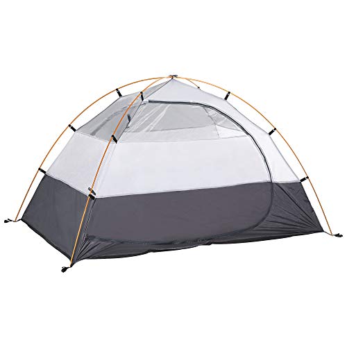 Outsunny 2 Person Camping Tent Dome Tent With Waterproof Polyester Rain Cover, 4 Mesh Windows For Air, & Carry Bag #TOP7