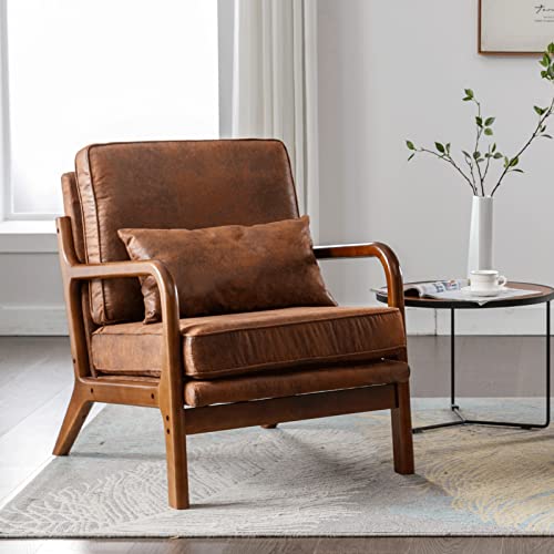 Sillón Plegable Confort Marrón miniatura 1
