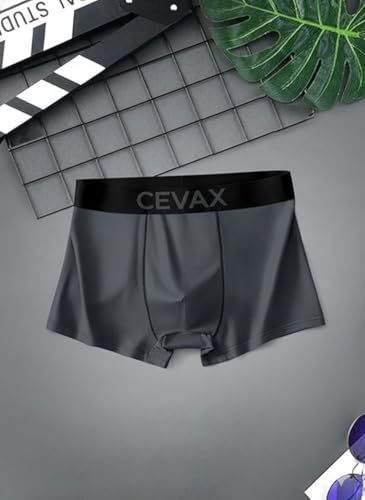 Image of Men's Boxer Briefs, Premium Cotton Stretch, 5-Pack, Navy Grey Maroon Teal Black