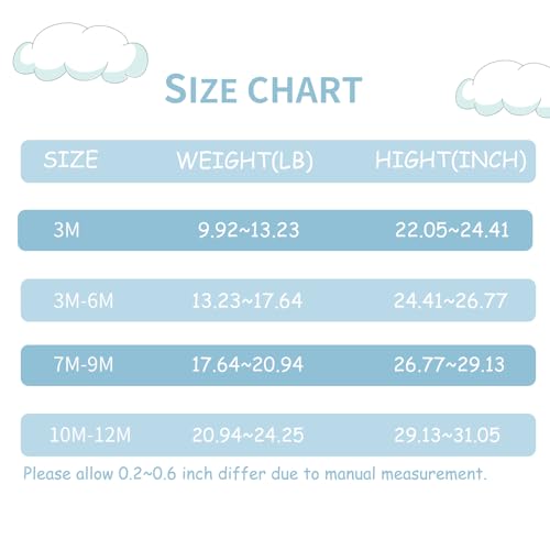 Baby Onesies for Baby Boys & Girls, Toddler Boys Pajamas as Gifts for Boys4