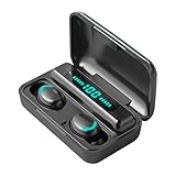 Auriculares Inalambricos Auriculares Bluetooth 5.1 con Micrófonos，Cascos Inalambricos IPX7 Impermeable Auriculares Inalambricos Deportivos con ENC Reducción de Ruido para Android e iOS