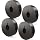 ENS Custom Drilling Junction Box for Security Cameras - Aluminum Enclosure - Dome/Turret/Bullet/Fisheye Cameras Base - Dark (S, 1 Pack)