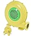 RELAX4LIFE Ventilatore Gonfiabile per Castello Divertimenti, Soffiatore Gonfiabile con Pompa ad Aria Elettrica, Pompa Elettrica per Gonfiaggio per Uso Commerciale e Domestico, Giallo e Verde (480 W)