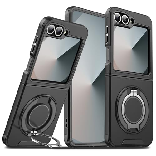WZOYXOC �Ή� Galaxy Z Flip6 �p �P�[�X �X�^���h�t�� �ϏՌ� SC-54E �J�o�[ �����Y�ی� �X���C�h�J�����J�o�[ TPU+PC �y�� ����~�� �����ی� �X�^���h�@�\ �ԍڃz���_�[�Ή� �M�����N�V�[ Z �t���b�v6 �g�уP�[�X 