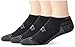 Starter Men's 3-Pack Athletic Microfiber Low-Cut Ankle Socks, Prime Exclusive, Black, Large (Shoe Size 9-12)