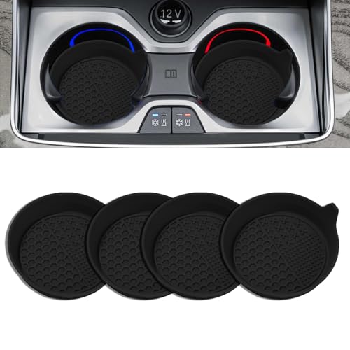 4PCS Portavasos de Auto de Silicona Antideslizante