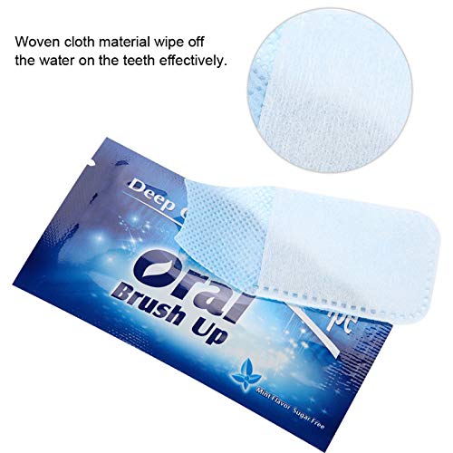 Image of Oral Deep Cleaning Teeth Clean Wipes, 50Pcs Cleaning Cloth Tooth Wipes, Portable Teeth Whitening Tool for Fresh Oral
